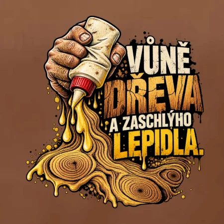 Vůně dřeva a zaschlýho lepidla - kapající lepidlo a letokruhy