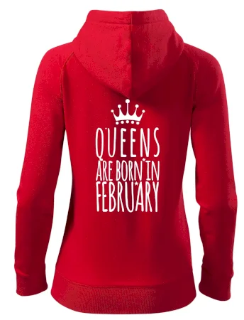 Queens are born in February