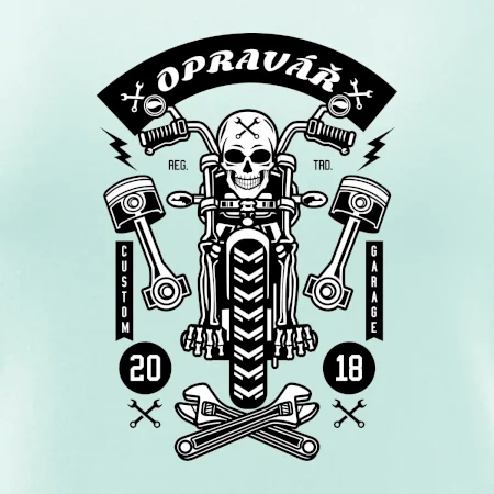 Lebka motorkář opravář