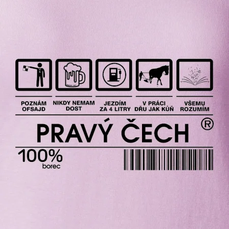 Čárový kód  - Pravý Čech