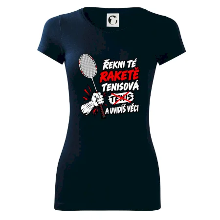 Badmintonová raketa není tenisová