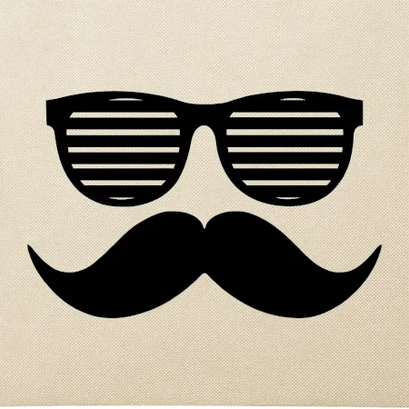 Mustache brýle
