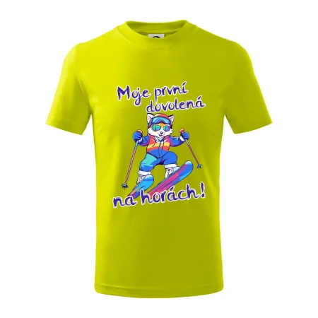 Moje první dovolená na horách modrá liška