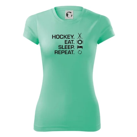 Pozemní hokej eat sleep repeat