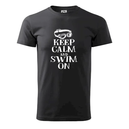 Keep calm and swim on