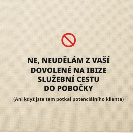 Dovolená na Ibize není služební cesta