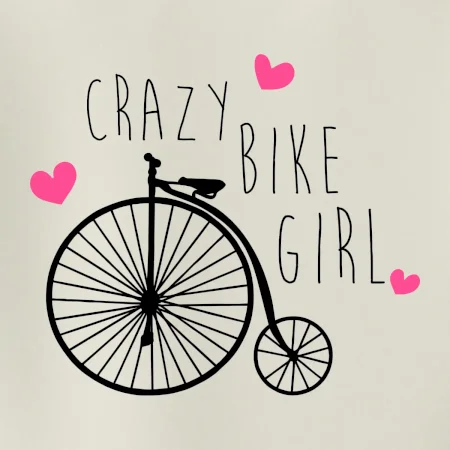 Crazy bike girl