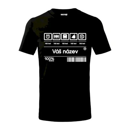 Čárový kód - Vlastní text