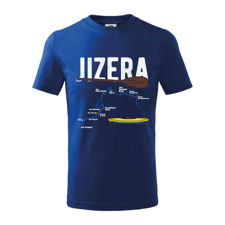 Mapa řeky Jizery