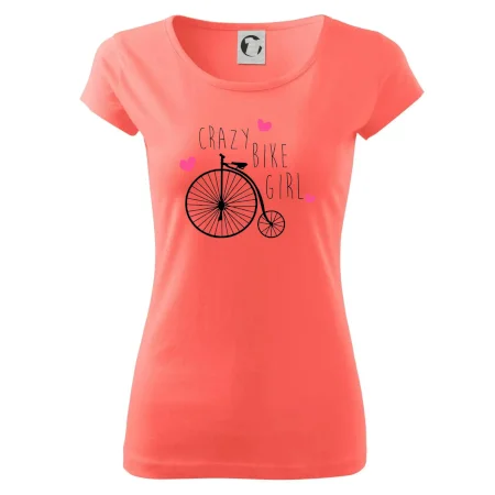 Crazy bike girl
