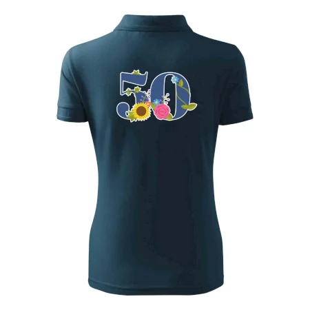 Květinové číslo kreslené - 50