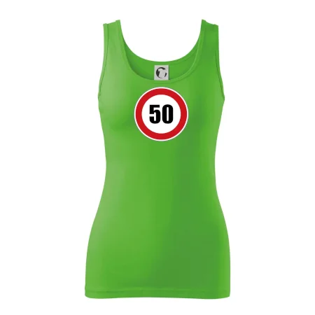 Dopravní značka - omezení rychlosti 50