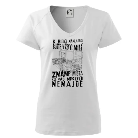 K řidiči náklaďáku buďte vždy milý