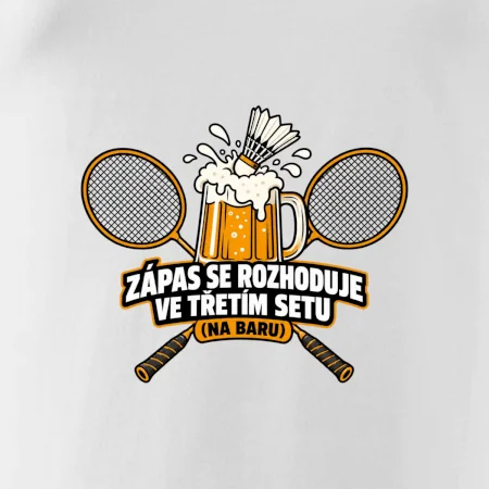 Badminton třetí set na baru