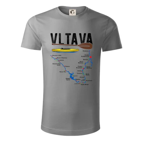 Mapa řeky Vltavy