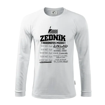 Hodinová mzda zedník