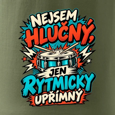 Nejsem hlučný jen rytmicky upřímný - vtipný buben