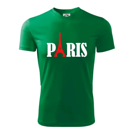 Paris nápis Eiffelova věž