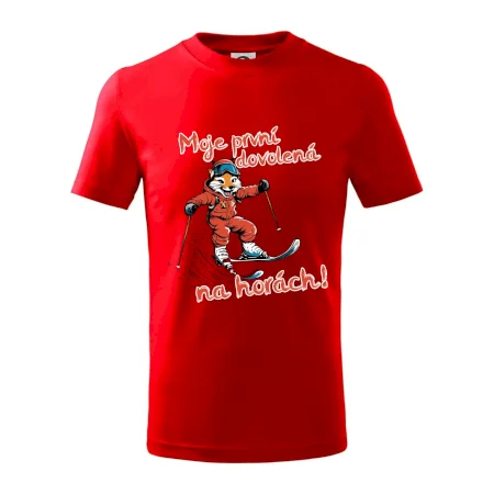 Moje první dovolená na horách hnědá  liška