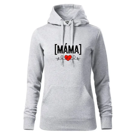 Nápis máma a srdce