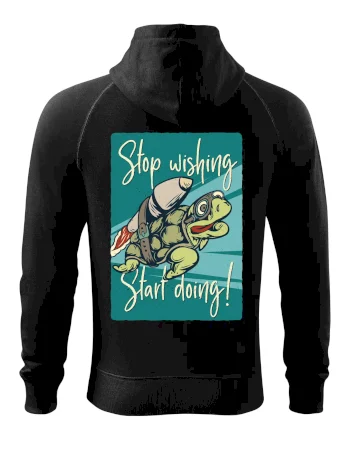 Stop wishing start doing želva