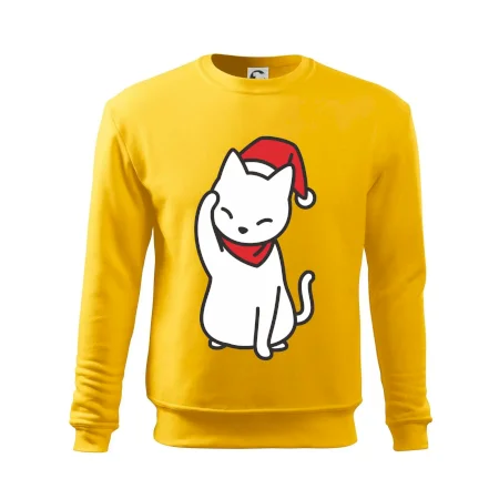 Vánoční kočka mávající