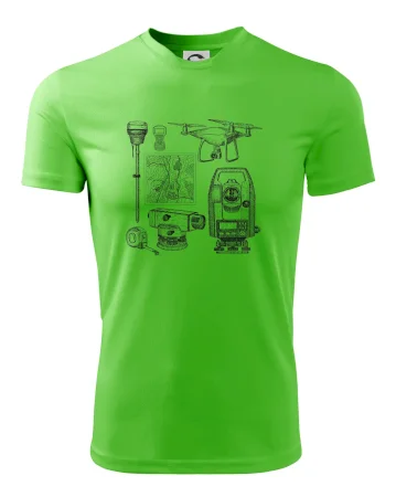 Geodet teodolit dron
