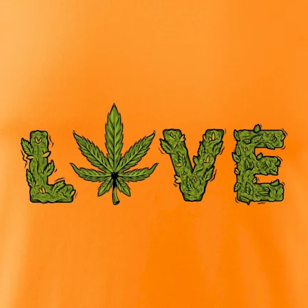 Konopí nápis love