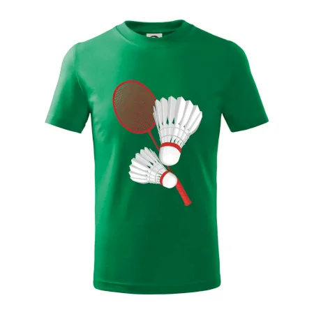 Badminton - pálka a košík