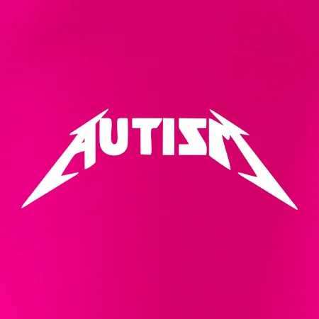 Autism rock nápis