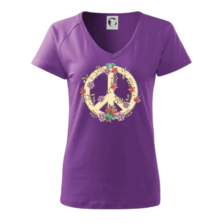 Peace symbol pískový