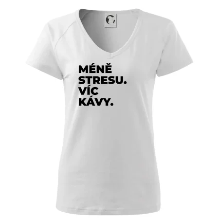 MÉNĚ STRESU.VÍC KÁVY.