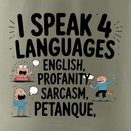 I speak 4 language - Petanque