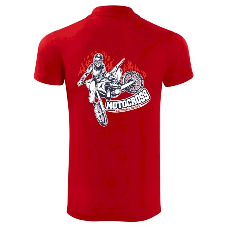 Motocross extreme sport fire