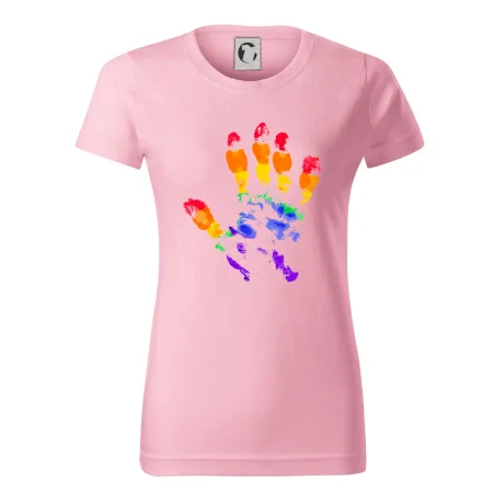 LGBT hand print