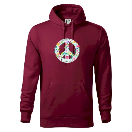 Peace and love symbol