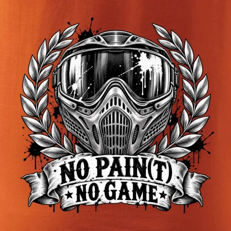 Motiv no paint no game s maskou