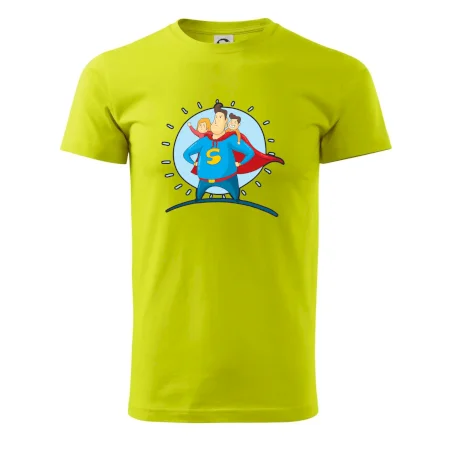 Táta superman - holka a kluk