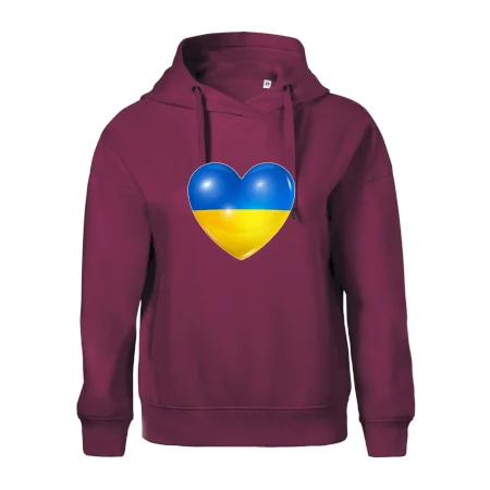 Ukrajina srdce vlajka