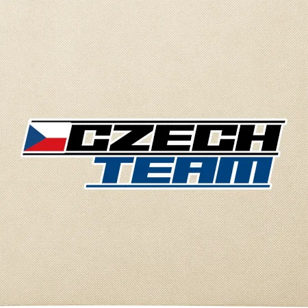 Czech team s vlajkou - Mistrovství světa v ledním hokeji 2026