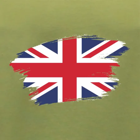 Britská vlajka roztrhaná
