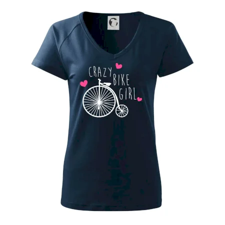 Crazy bike girl