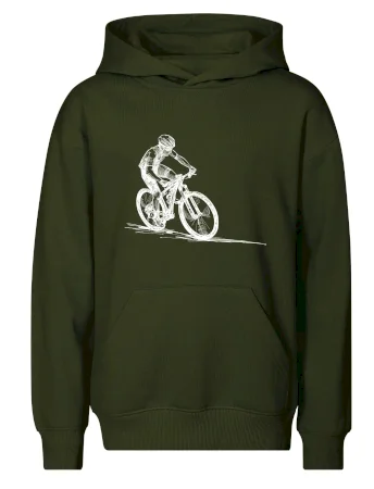 MTB kreslený cyklista