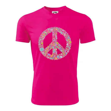 Peace symbol lístečky