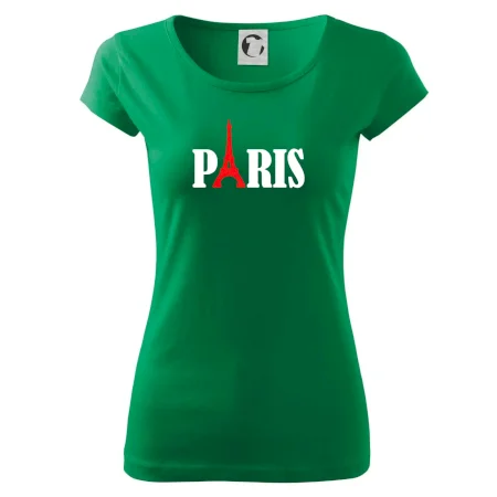 Paris nápis Eiffelova věž