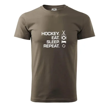 Pozemní hokej eat sleep repeat