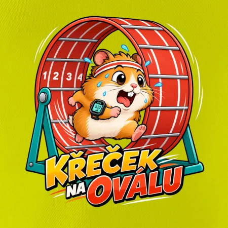 Běžecký křeček na oválu
