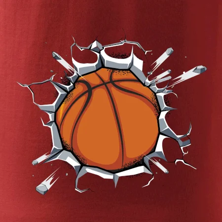 Basketbal míč v triku