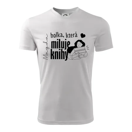 Černobílá holka, která miluje knihy - Vaše jméno