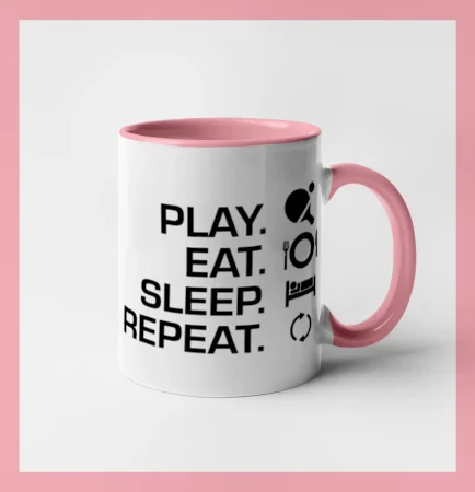 Stolní tenis - eat sleep